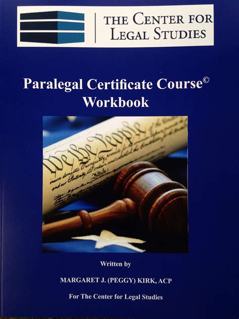 Read Online Paralegal Certificate Course Workbook Pdf 