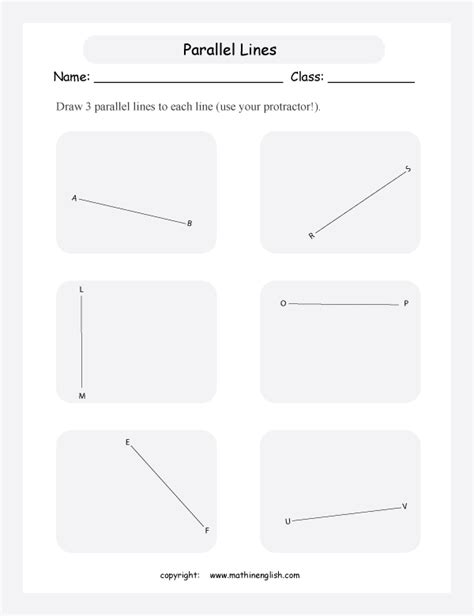 Parallel Lines Geometry Worksheet   Parallel And Perpendicular Lines Worksheets - Parallel Lines Geometry Worksheet