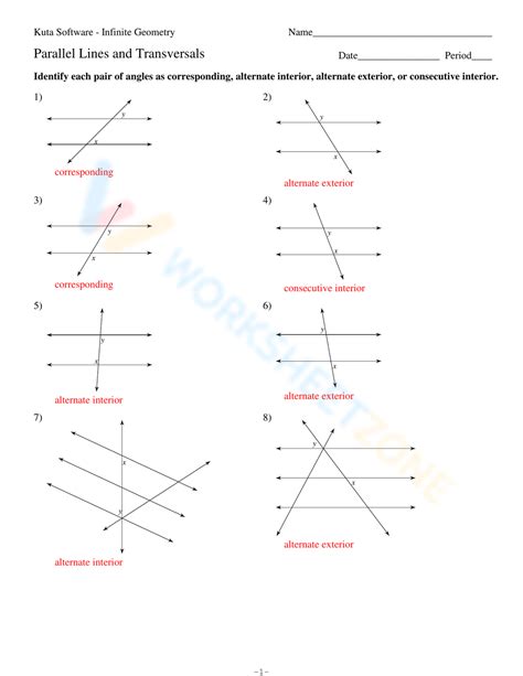 parallel lines investigation answers