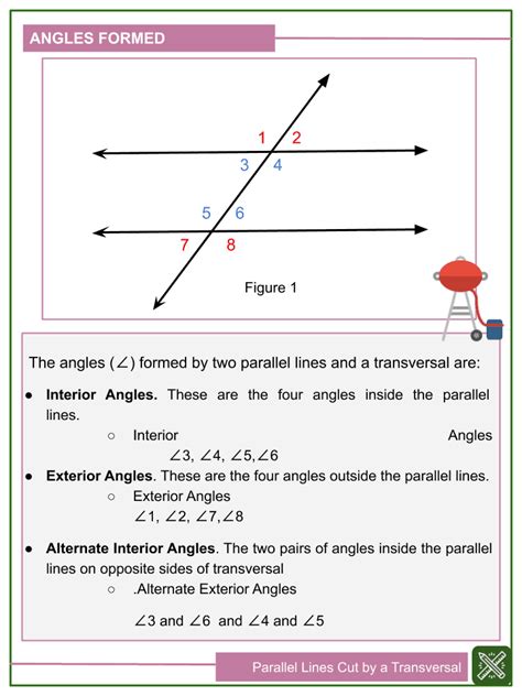 Parallel Lines Transversal Worksheet Parallel Lines Angles Worksheet - Parallel Lines Angles Worksheet