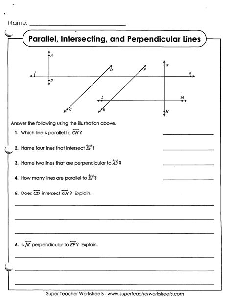 Parallel Lines Worksheet Answers Excelguider Com Parallel Lines Geometry Worksheet - Parallel Lines Geometry Worksheet