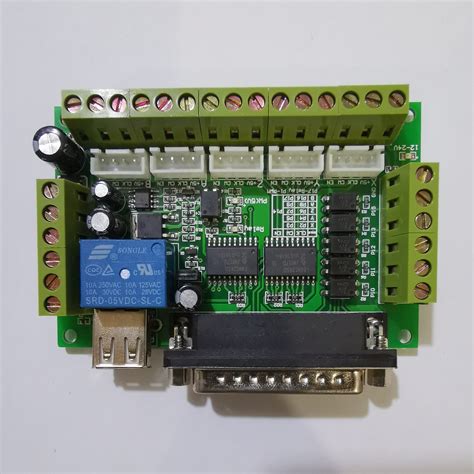 Parallel Port Mach3 Breakout Board Schematic