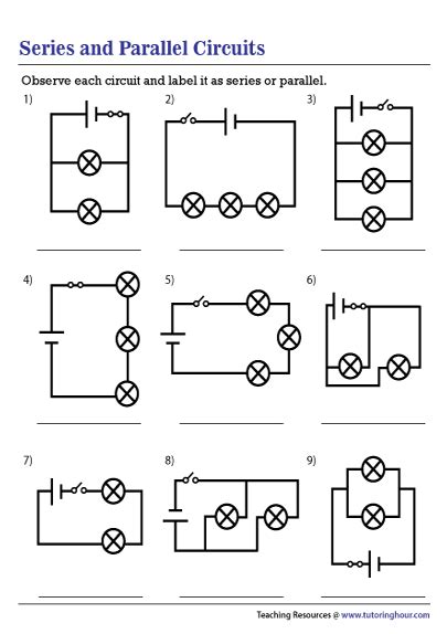 Parallel Structure Practice Worksheet Parallel Circuit Practice Worksheet - Parallel Circuit Practice Worksheet