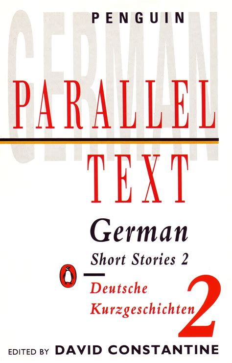 Parallel Text German Short Stories Deutsche Kurzge