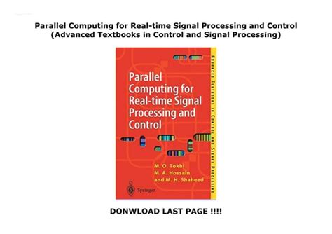 Read Online Parallel Computing For Real Time Signal Processing And Control Advanced Textbooks In Control And Signal Processing 