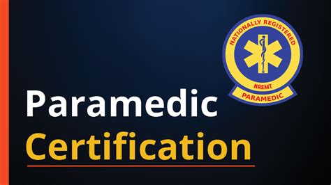 Paramedic Certification Exam Paramedic Certification Guide