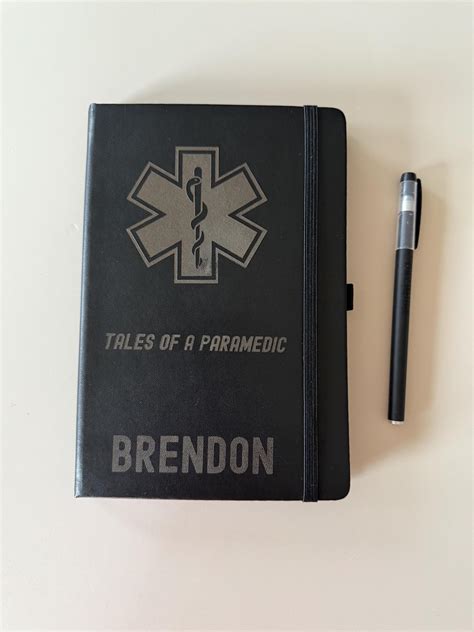 Paramedic Journal A Notebook For Emergency First