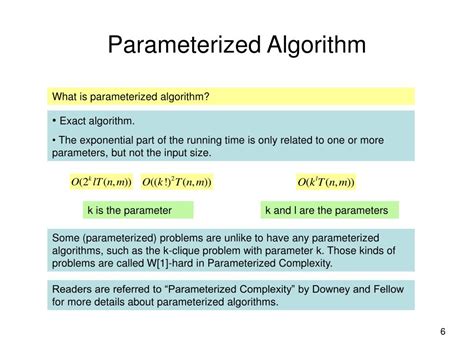 Parameterized Algorithms