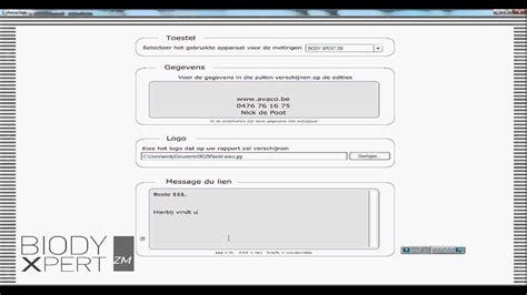parameters aanpassen