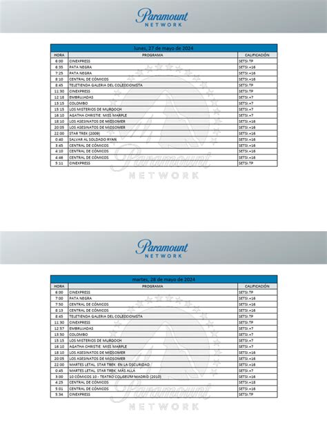 Paramount Network Programacion