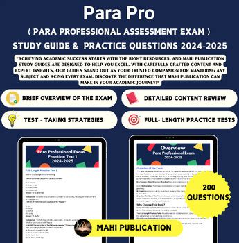paraprofessional technical exam for family services
