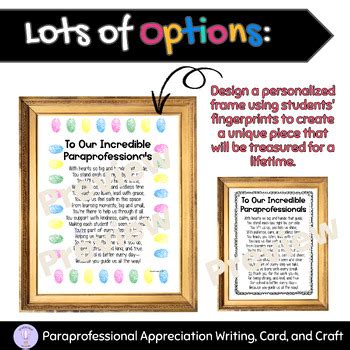 Paraprofessional Thank You Poem