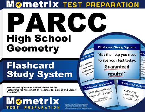 Parcc High School Geometry Flashcard Study System Parcc Test Practice Questions Exam Review For The Partnership For Assessment Of Readiness For College And Careers Assessments Cards