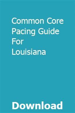 Read Parcc Common Core Pacing Guide 