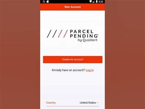 Parcel Pending Login