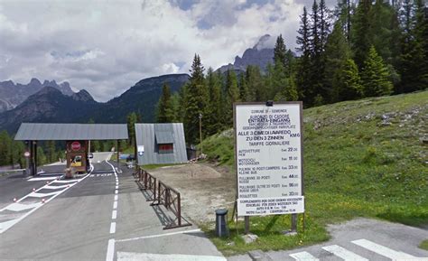 parcheggio le tre cime di lavaredo