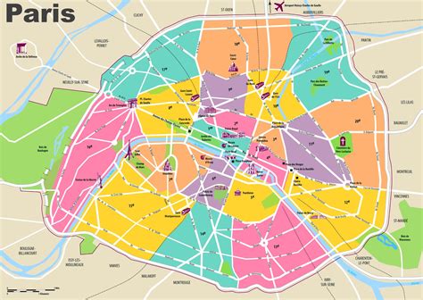 Paris France Map