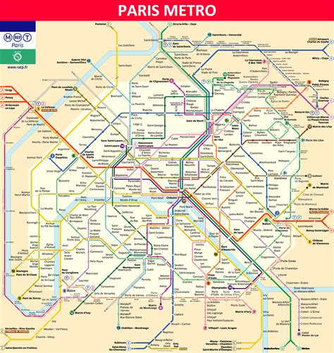 Paris Metro Map