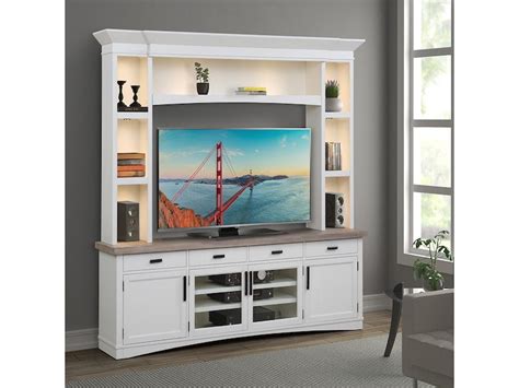 Parker House Home Entertainment 92 Inch Tv Console With Hutch And Led Lights Ame 92 3 Dov - Cm88 Slot Login