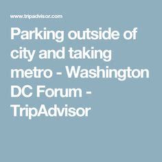 parking on the weekend... - Washington DC Forum - Tripadvisor