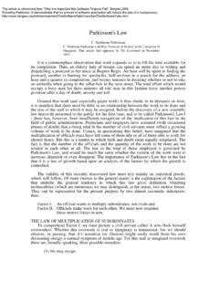 Full Download Parkinsons Law Original Paper Berglas 