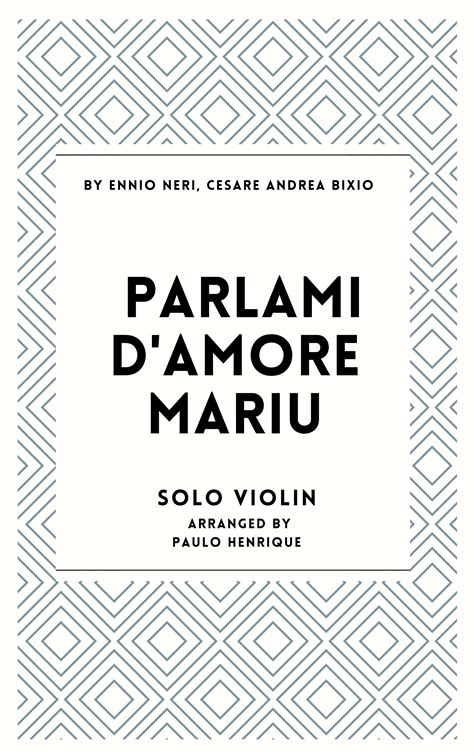 Parlami D Amore