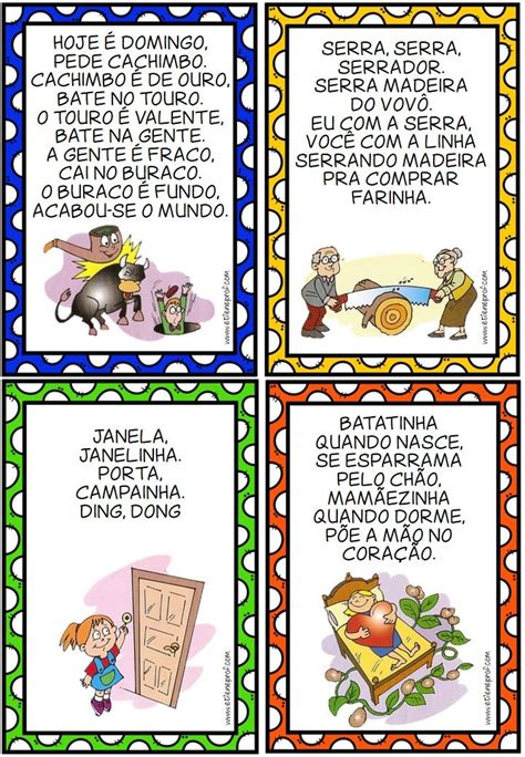 Parlendas Para Imprimir
