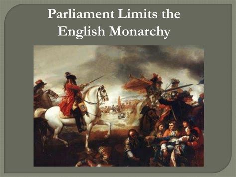 Parliament Limits The English Monarchy Guide Answers