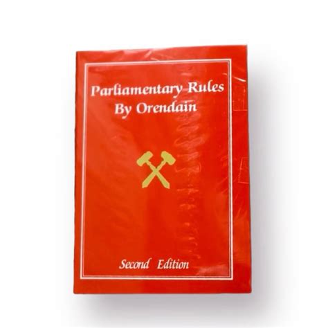 Parliamentary Rules By Orendain By Antonio Orendain