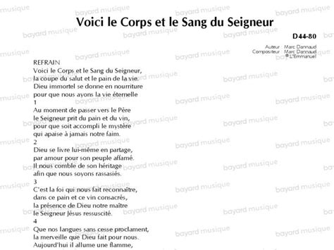 paroles de sang