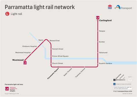 Parramatta Light Rail Map