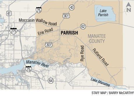 parrish florida map