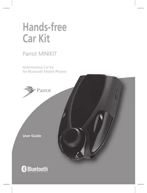 Download Parrot Minikit User Guide Manual 
