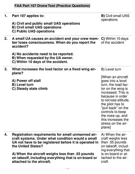 Part 107 Practice Test