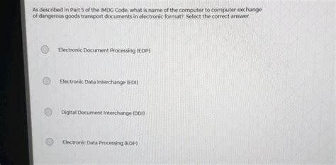 part 5 of imdg code