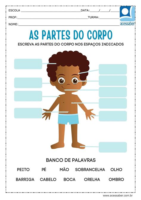 Parte Do Corpo Com A Letra A