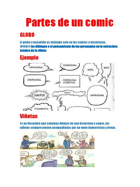 Partes Del Comic