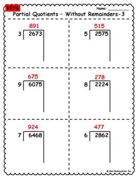 Partial Quotients 4 Grade Worksheets Learny Kids Partial Quotients Worksheets Grade 4 - Partial Quotients Worksheets Grade 4