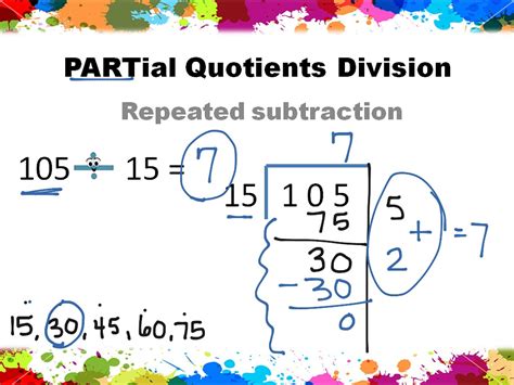 Partial Quotients Division With Decimals   Partial Quotient Method Of Division Example Using Very - Partial Quotients Division With Decimals
