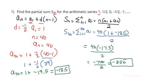 Partial Sum Calculator