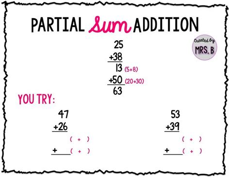 Partial Sums Addition Method Fast Addition And Subtraction Techniques - Fast Addition And Subtraction Techniques