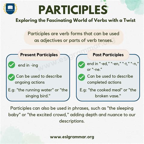 participles explanation