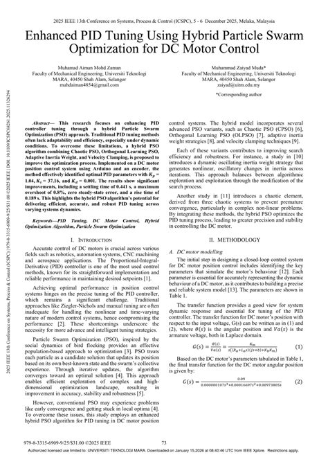 Particle Swarm Optimization Dc Tufts University
