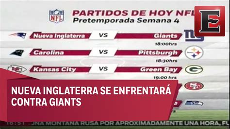 partidos de hoy nfl