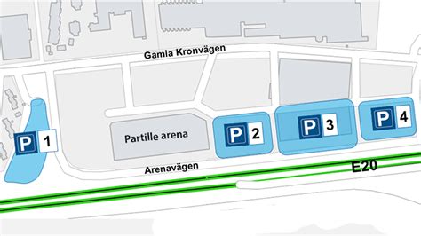 partille arena parkering