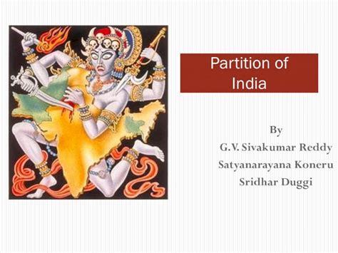 Read Partition Of India Siva Reddy 