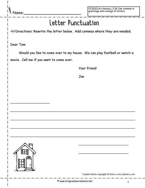 Parts Of A Letter Worksheets Learny Kids Parts Of A Letter For Kids - Parts Of A Letter For Kids