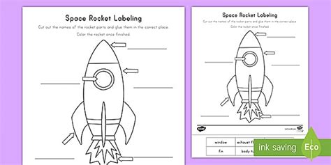 Parts Of A Rocket Worksheet Twinkl Usa Resources Kindergarten Rocket Worksheet - Kindergarten Rocket Worksheet