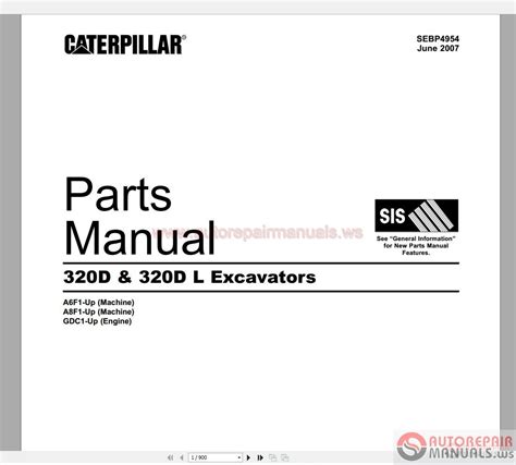 Download Parts Manual Cat 320D 