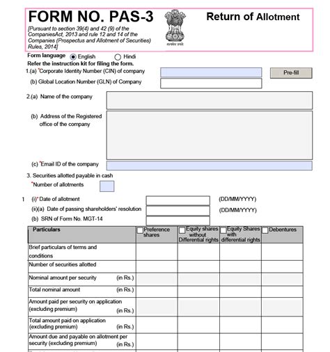 Pas 3 Form